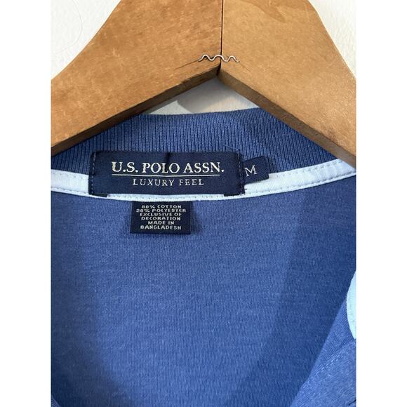 US Polo Assn. Polo Shirt, Light Blue, Men's Size Medium - Picture 2 of 6